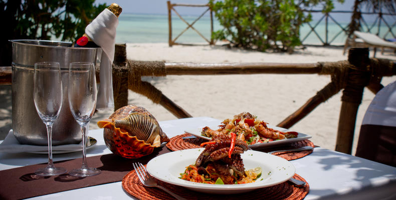 Variety of sumptuous dishes 